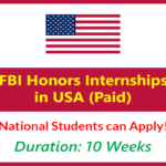FBI Honors Internship Program 🇺🇸 | Paid Summer Internship, Apply Now FBI-Honors-Internships-2026-in-USA-Paid