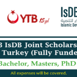 YTB IsDB Joint Scholarship in Turkey🇹🇷 | Fully Funded, No Application Fee, Apply Now YTB-IsDB-Joint-Scholarship-2026-in-Turkey-Fully-Funded