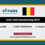 VLIR-UOS Scholarships Belgium🇧🇪 | Fully Funded 2027 Intake, EUR 1,400/Month vlir-uos-scholarship-2027