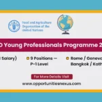 FAO Young Professionals Programme | UN P-1 Jobs 🌍 fao-young-professionals-programme-2026-un-jobs-p1-rome-geneva-vienna-bangkok-kathmandu